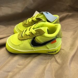 New without the box Nike AF1 Off White Volt Green